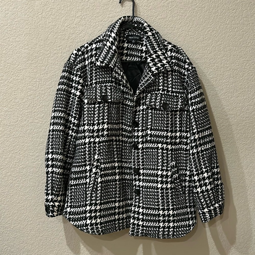 Houndstooth Blazer - New Look